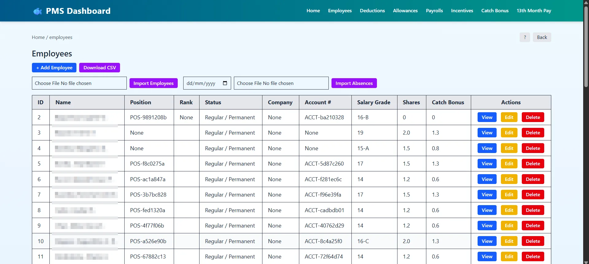 Desktop Payroll Management System screenshot (2/5)