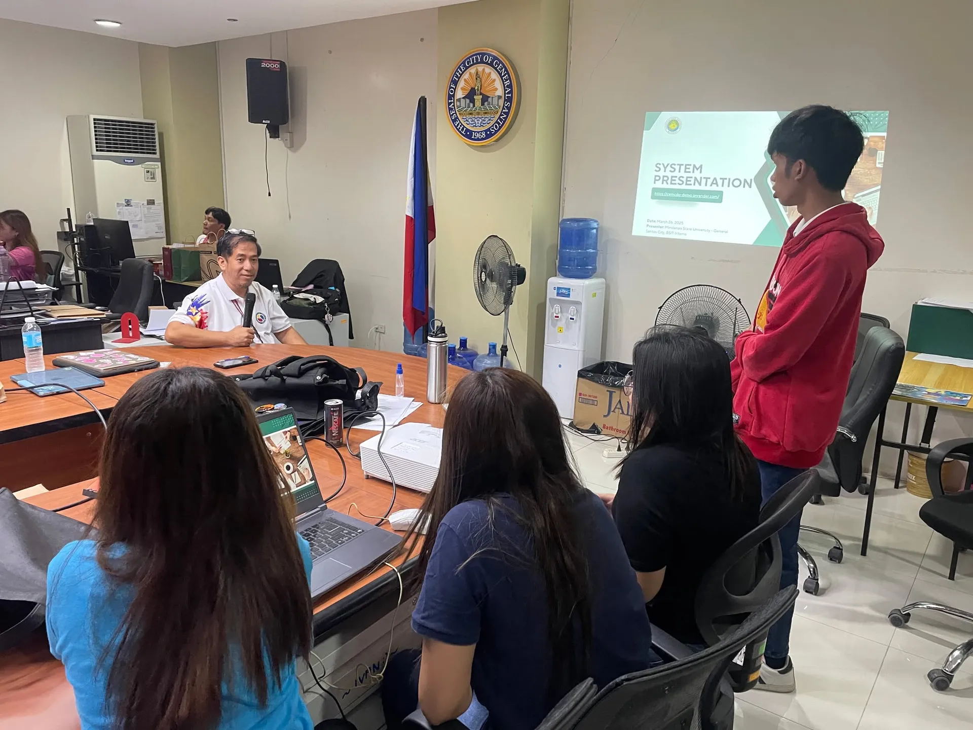 OJT at CEMCDO – System Presentation Meeting
