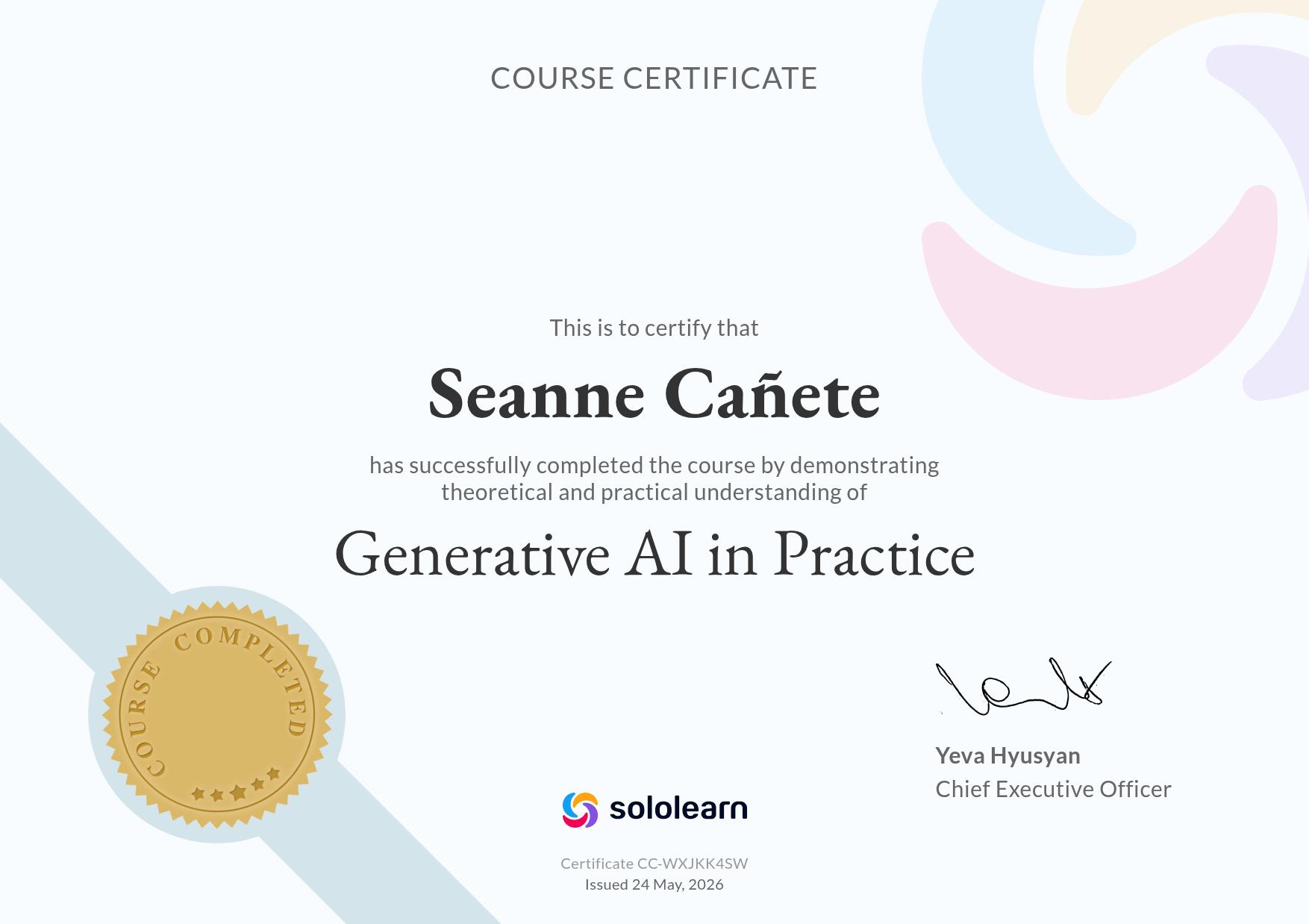 Generative AI in Practice - SoloLearn preview