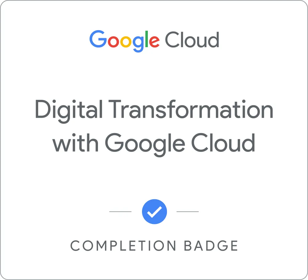 Digital Transformation with Google Cloud preview